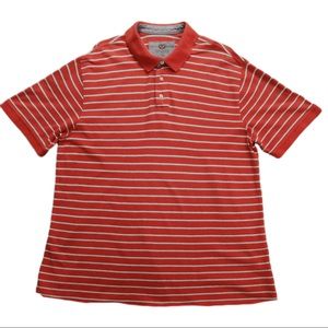 CLUB ROOM Golf Polo Short Sleeve Shirt Size Large